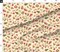 Retro Decals Vintage Xmas Holiday Tree Candycane Ornaments Santa Wreath Custom Printed Fabric by Spoonflower Various Fabrics by the Yard or Fat Quarter